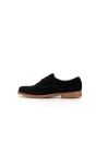derby noir en cuir